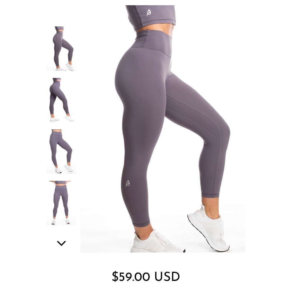 The Mayra Plush Legging- Dusty Lilac